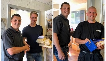Svendegilde René Arnum og Kasper Pihl