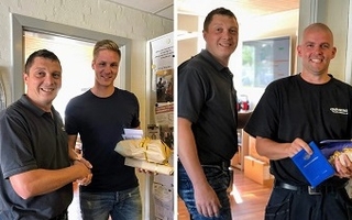 Svendegilde René Arnum og Kasper Pihl