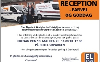 Reception Ejnar Sørensen